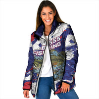 Personalized Largemouth Bass Tournament Fishing Padded Jacket