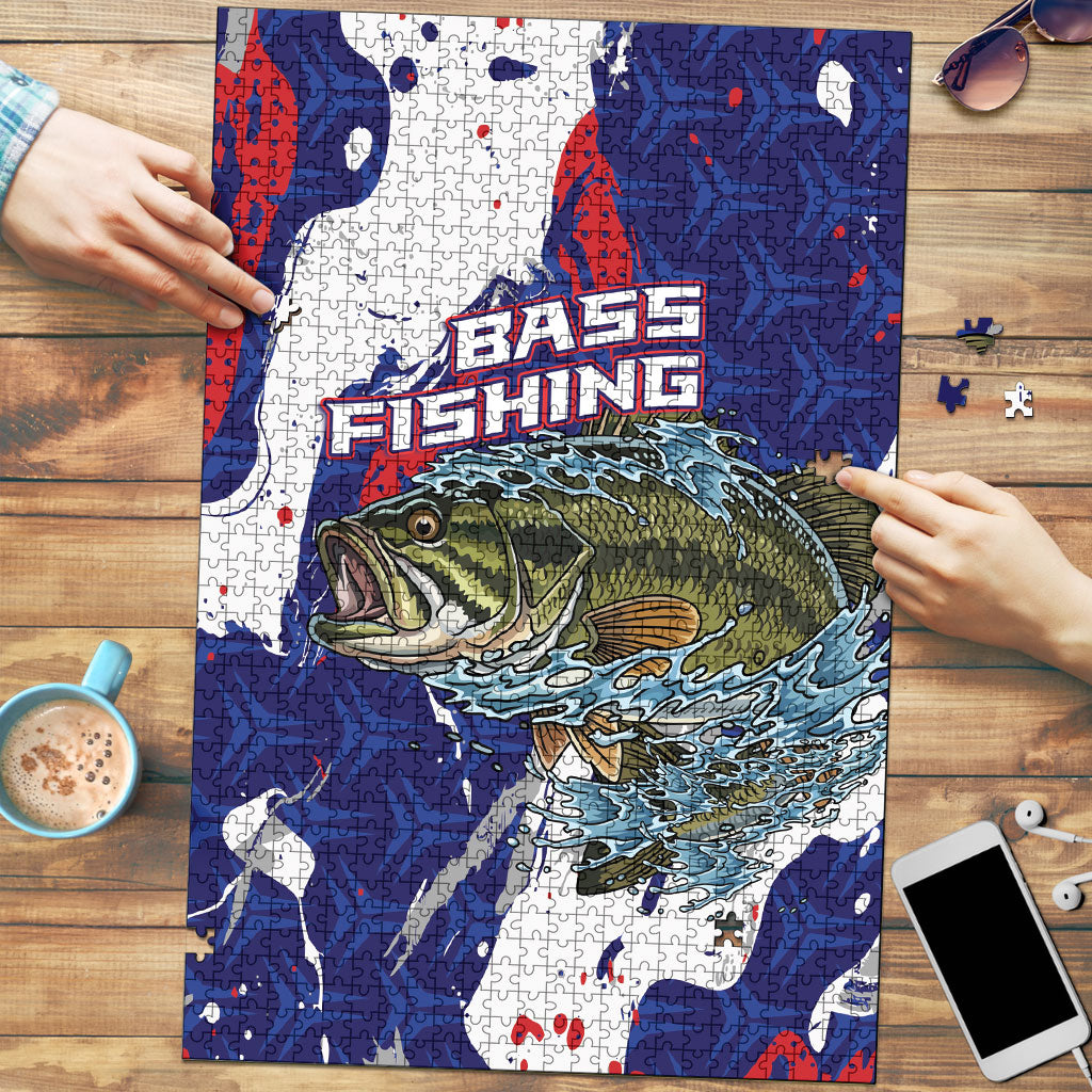 Largemouth Bass Tournament Fishing Puzzle