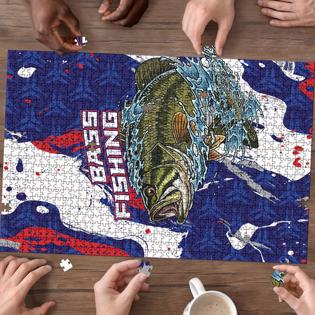 Largemouth Bass Tournament Fishing Puzzle