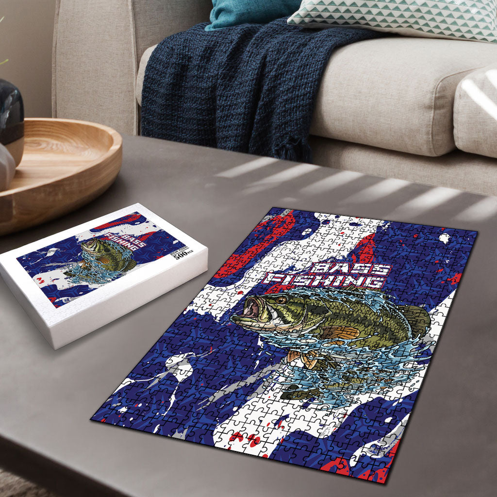 Largemouth Bass Tournament Fishing Puzzle