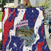 Largemouth Bass Tournament Fishing Quilt