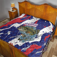 Largemouth Bass Tournament Fishing Quilt