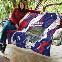 Largemouth Bass Tournament Fishing Quilt