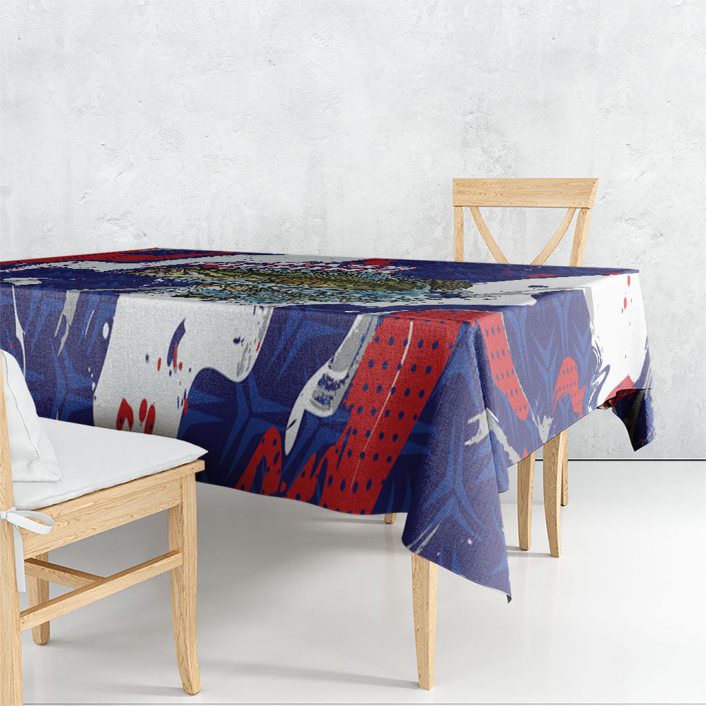 Largemouth Bass Tournament Fishing Tablecloth
