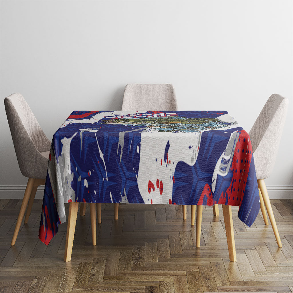 Largemouth Bass Tournament Fishing Tablecloth