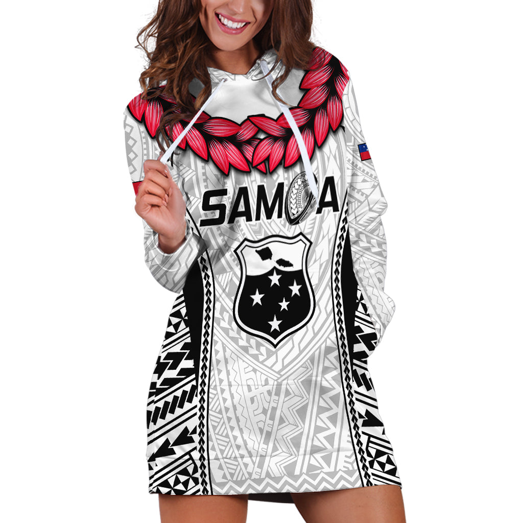 Samoa Rugby Hoodie Dress Go Champions World Cup 2023 Polynesian Unique - Wonder Print Shop