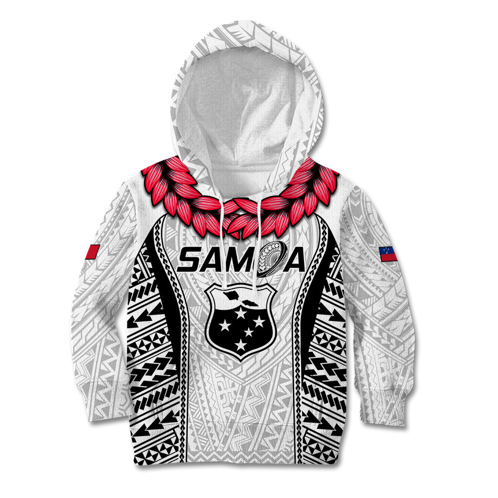 Samoa Rugby Kid Hoodie Go Champions World Cup 2023 Polynesian Unique - Wonder Print Shop