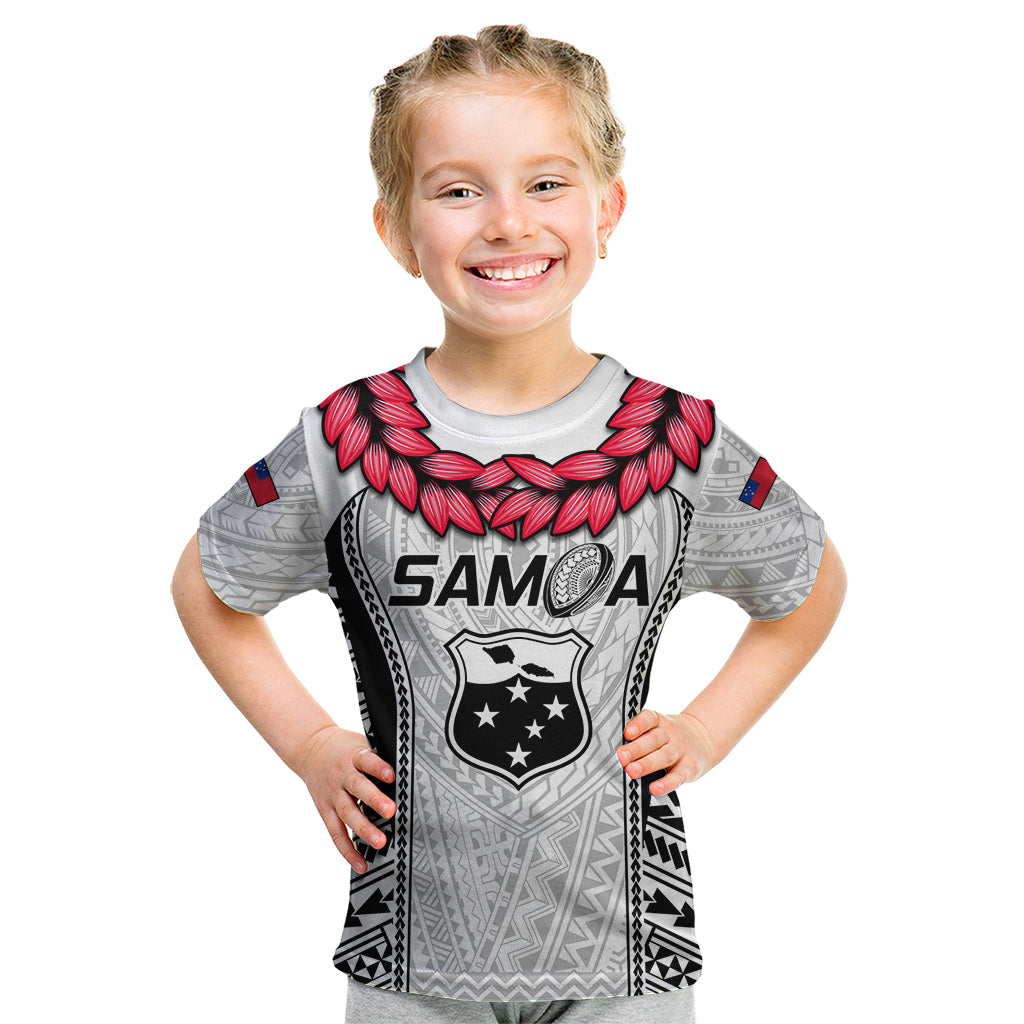 Samoa Rugby Kid T Shirt Go Champions World Cup 2023 Polynesian Unique - Wonder Print Shop