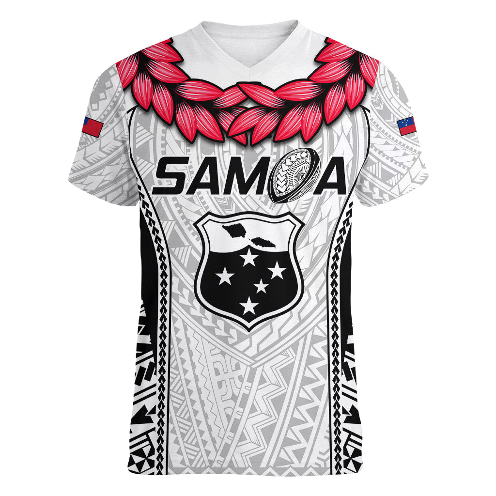 samoa-rugby-women-v-neck-t-shirt-go-champions-world-cup-2023-polynesian-unique