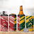 Australia-Tonga Rugby Pacific Custom 4 in 1 Can Cooler Tumbler The Kangaroos and Mate Ma'a Tonga LT9 - Wonder Print Shop