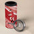 Australia-Tonga Rugby Pacific Custom 4 in 1 Can Cooler Tumbler The Kangaroos and Mate Ma'a Tonga LT9 - Wonder Print Shop