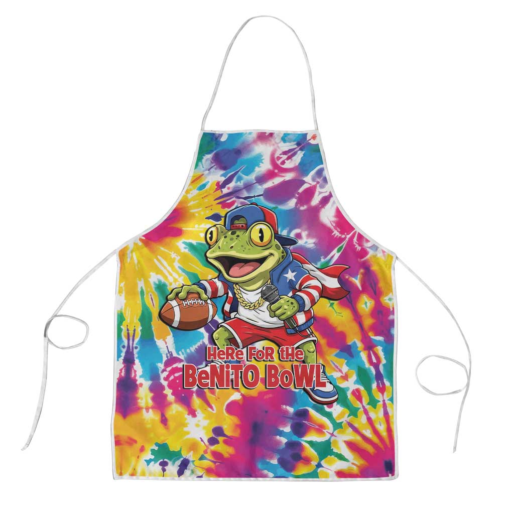 Funny Benito Coqui Frog Apron Puerto Rican Coquí Football
