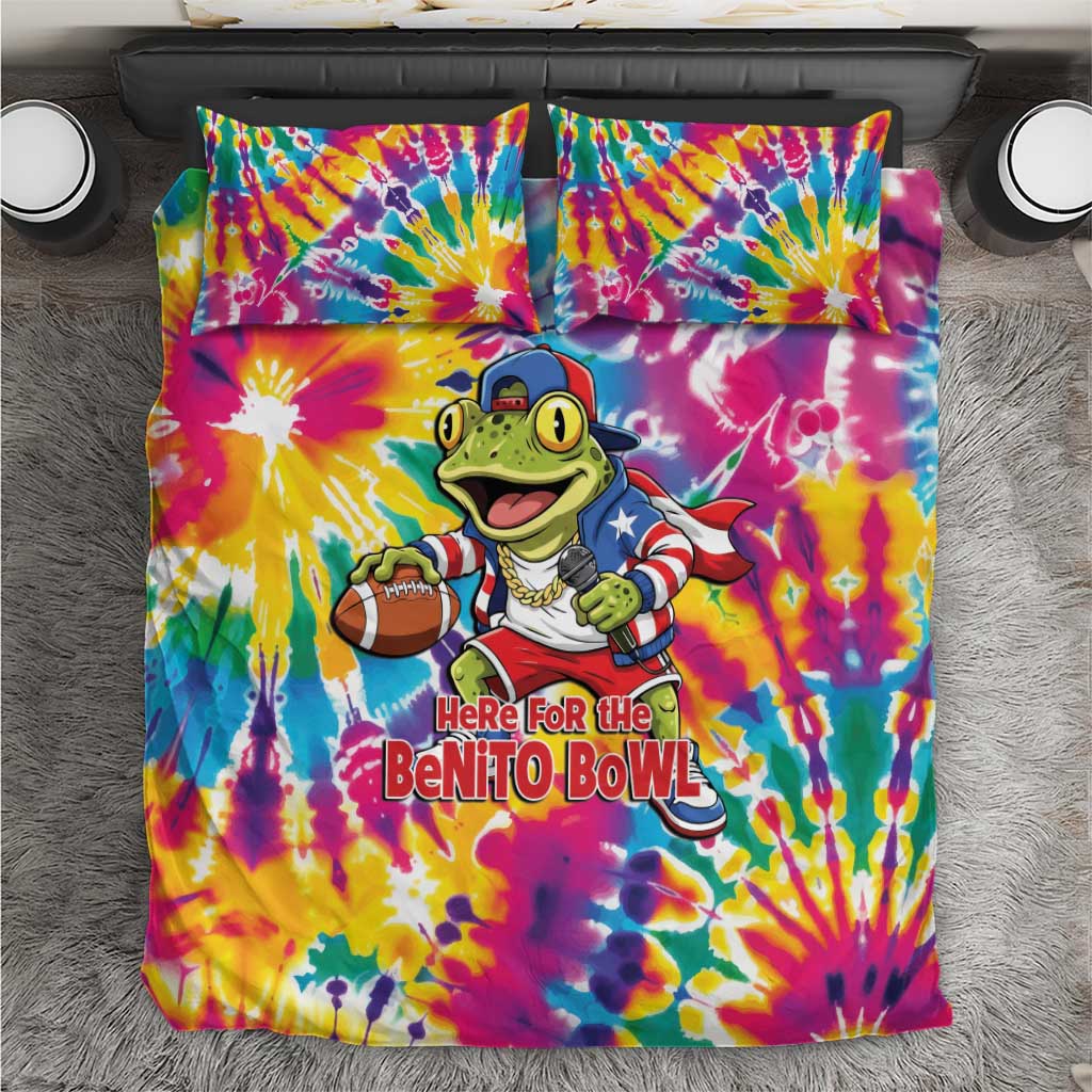 Funny Benito Coqui Frog Bedding Set Puerto Rican Coquí Football