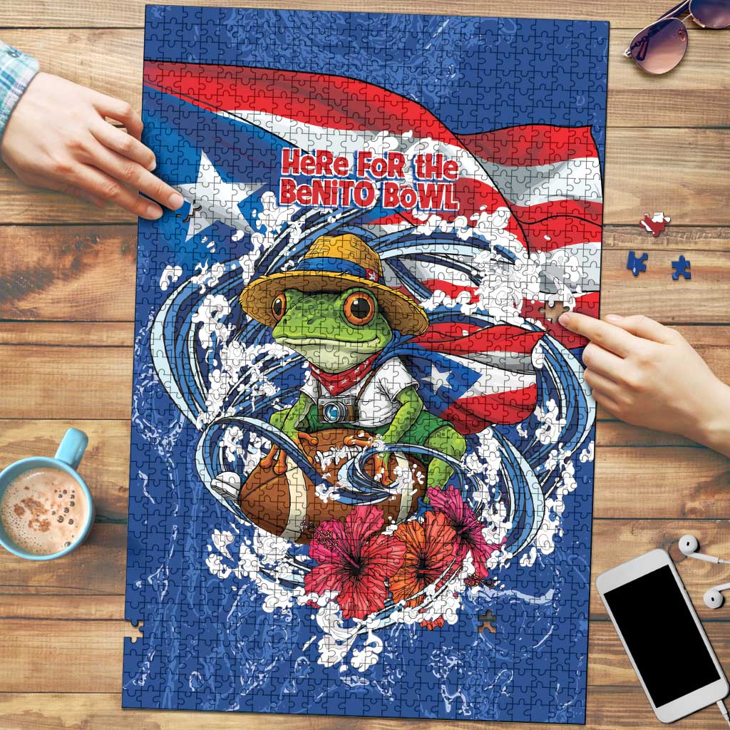 Puerto Rican Coquí Football Puzzle Here For The Benito Bowl