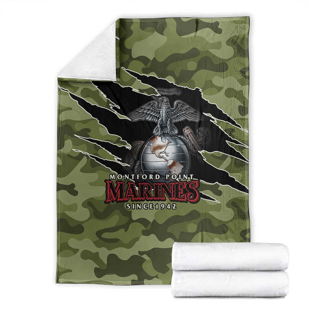 Montford Point Marines Blanket African American Breaking Barriers 1942