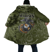 Montford Point Marines Cloak Flame Fire Military Green Camo