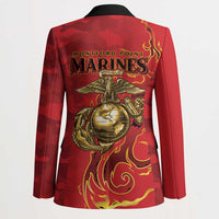 Montford Point Marines Blazer Flame Fire Military Red Camo