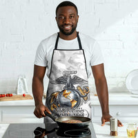 Montford Point Marines Apron Flame Fire Military White Camo