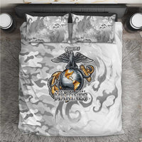 Montford Point Marines Bedding Set Flame Fire Military White Camo