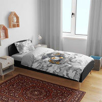 Montford Point Marines Bedding Set Flame Fire Military White Camo