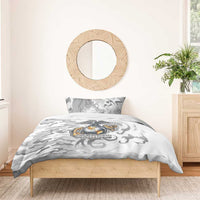 Montford Point Marines Bedding Set Flame Fire Military White Camo