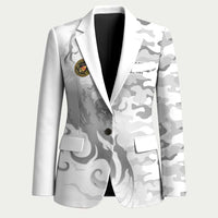 Montford Point Marines Blazer Flame Fire Military White Camo