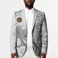 Montford Point Marines Blazer Flame Fire Military White Camo