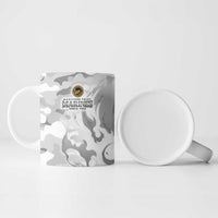 Montford Point Marines Ceramic Mug Flame Fire Military White Camo
