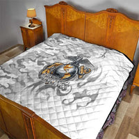 Montford Point Marines Quilt Flame Fire Military White Camo