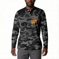 Montford Point Marines Button Sweatshirt First To Fight Last to Leave