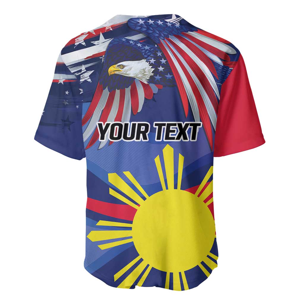 Personalized American Grown With Filipino Roots Baseball Jersey