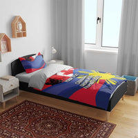 Personalized Canadian Grown With Filipino Roots Bedding Set