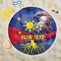 Personalized Filipino Roots Philippines Heritage Beach Blanket