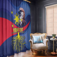 Personalized Filipino Roots Philippines Heritage Window Curtain