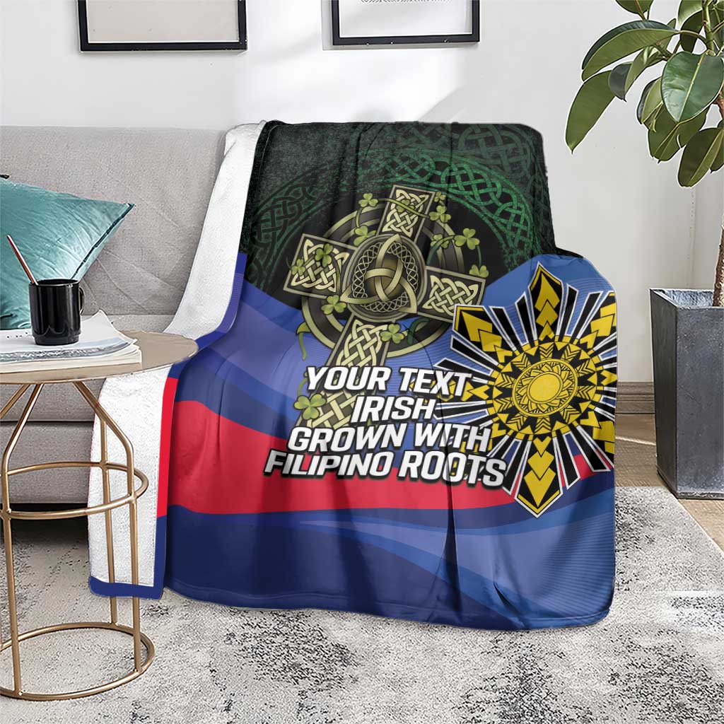 Personalized Irish Grown With Filipino Roots Blanket