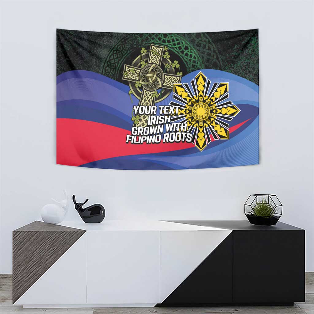 Personalized Irish Grown With Filipino Roots Tapestry
