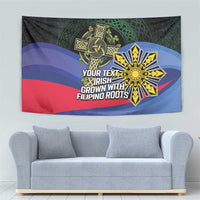 Personalized Irish Grown With Filipino Roots Tapestry