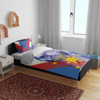 Personalized Philippines Eagle Week Bedding Set Filipino Eagle with Flag Motif