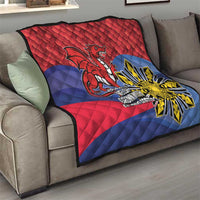 Personalized Welsh Grown With Filipino Roots Quilt