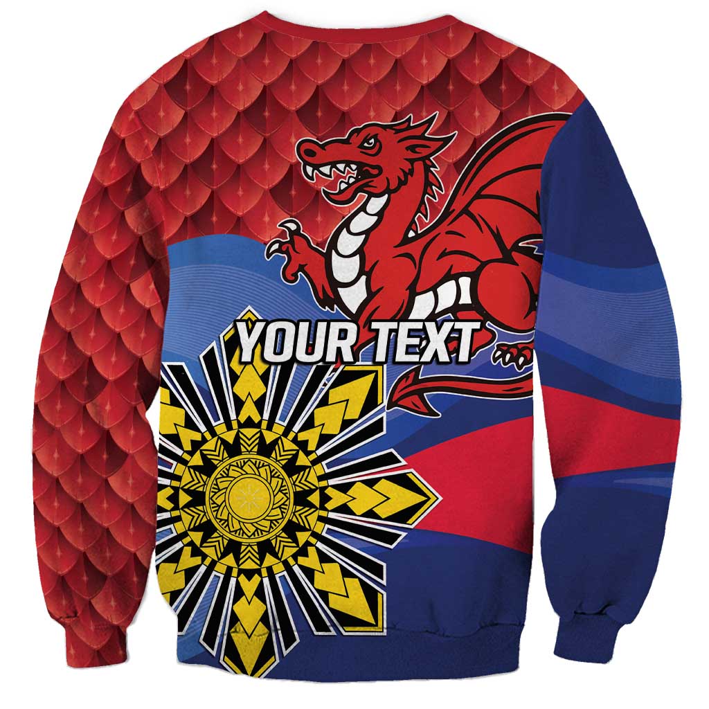 Personalized Welsh Grown With Filipino Roots Sweatshirt