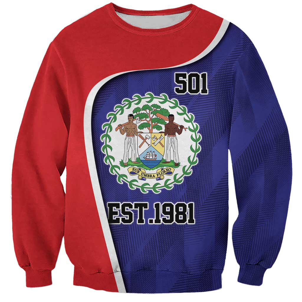 Belize Independence Day Sweatshirt Since 1981 September 21 - Wonder Print Shop