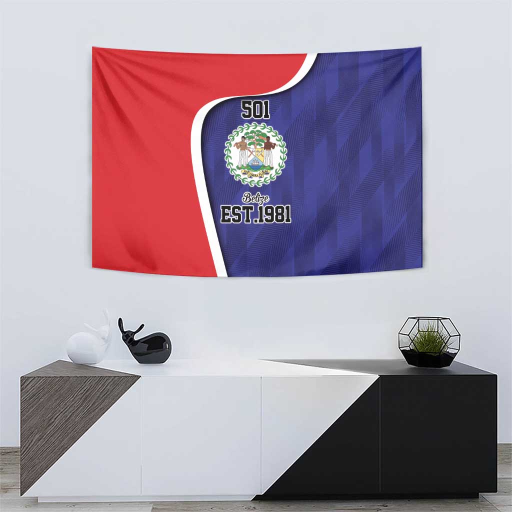 Belize Independence Day Tapestry Since 1981 September 21 - Wonder Print Shop
