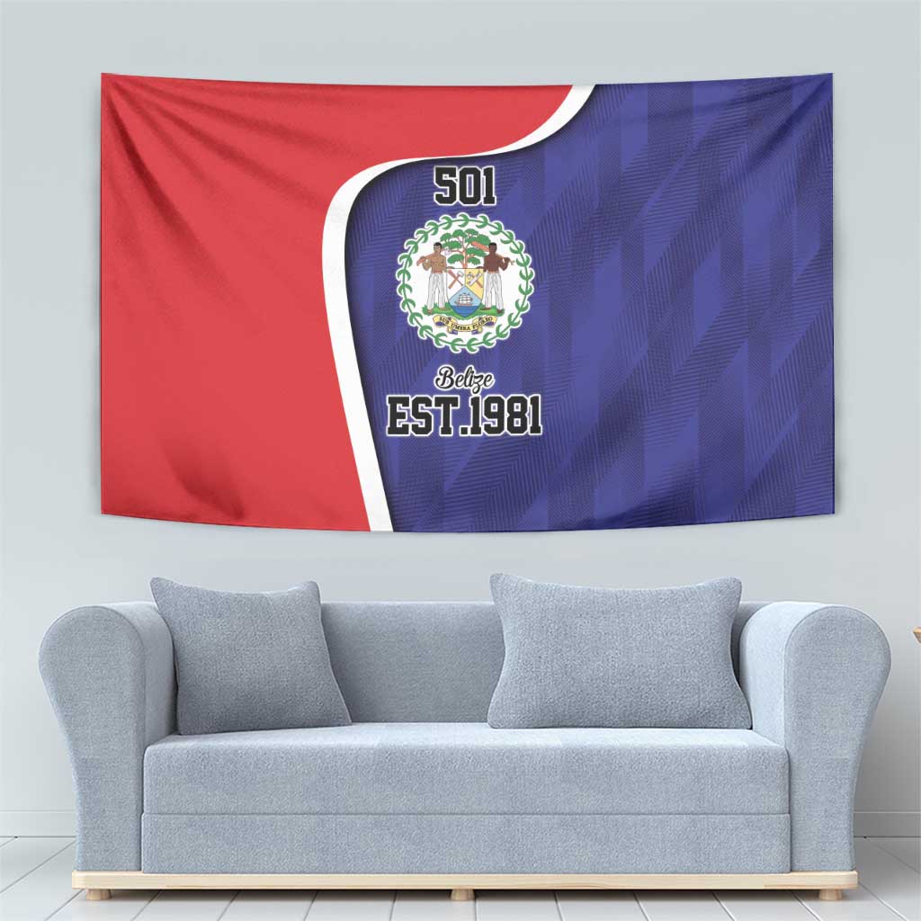 Belize Independence Day Tapestry Since 1981 September 21 - Wonder Print Shop