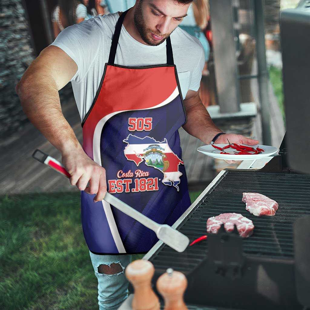 Costa Rica Independence Day Apron Since 1821 September 15 - Wonder Print Shop