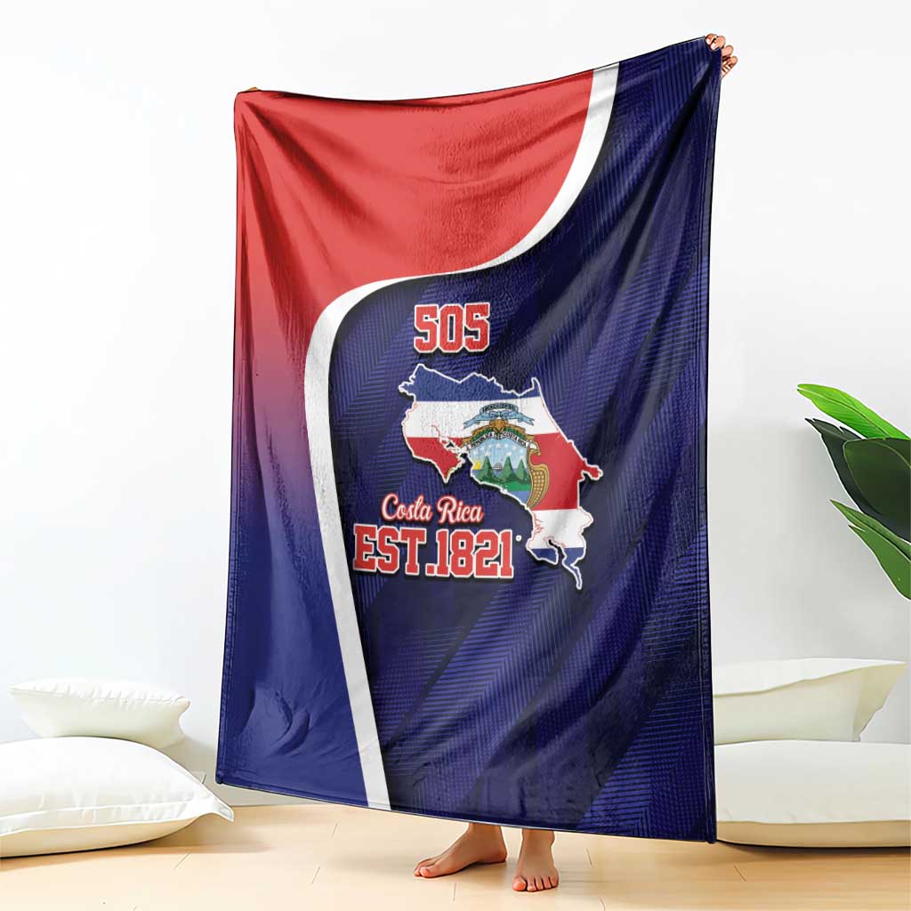 Costa Rica Independence Day Blanket Since 1821 September 15 - Wonder Print Shop