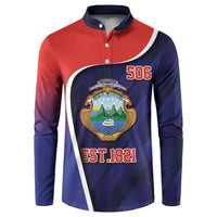 Costa Rica Independence Day Button Sweatshirt Since 1821 September 15 - Wonder Print Shop