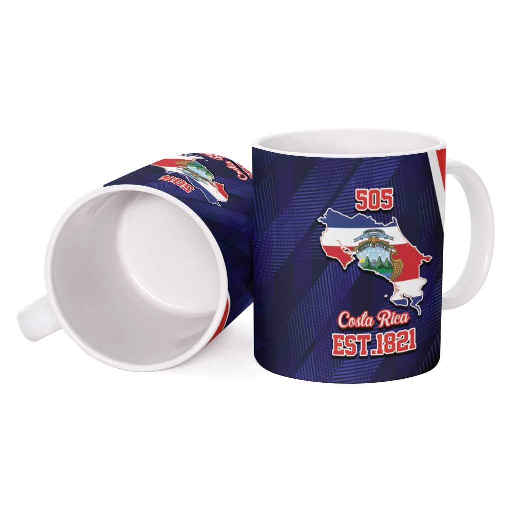 Costa Rica Independence Day Ceramic Mug Since 1821 September 15 - Wonder Print Shop