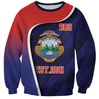 Costa Rica Independence Day Sweatshirt Since 1821 September 15 - Wonder Print Shop