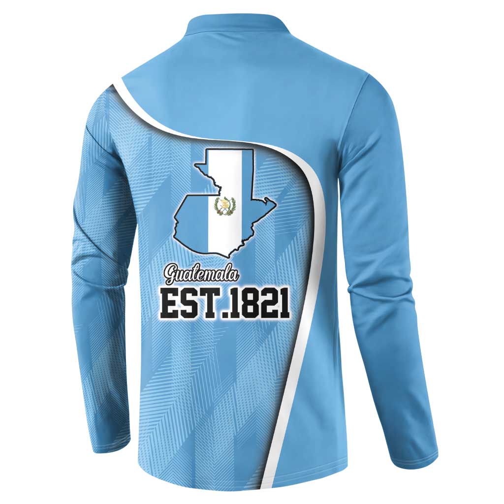 Guatemala Independence Day Button Sweatshirt Since 1821 September 15 - Wonder Print Shop