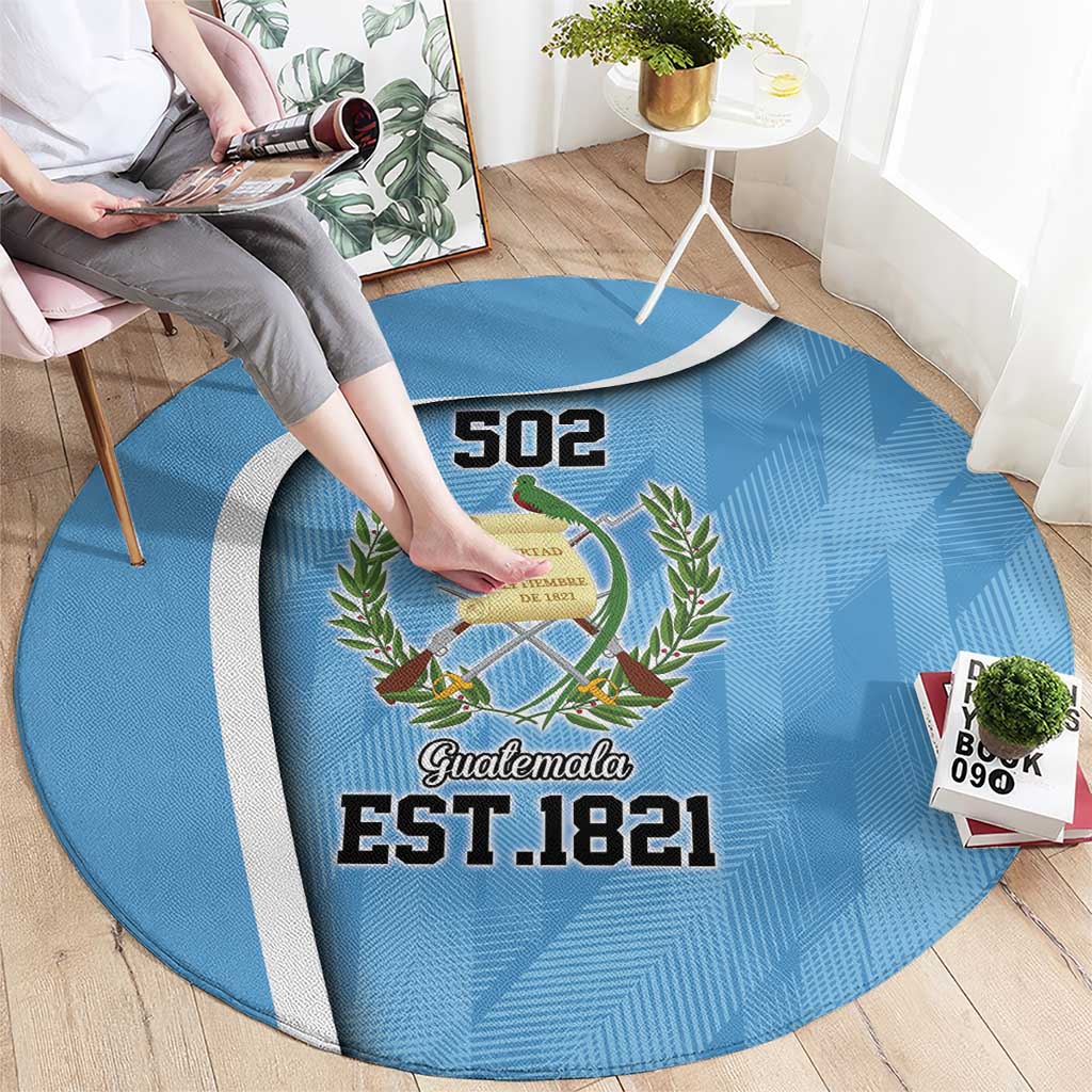 Guatemala Independence Day Round Carpet Since 1821 September 15 - Wonder Print Shop